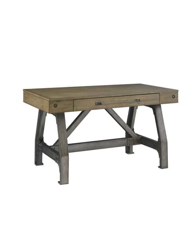 INK+IVY Lancaster Desk - Oak/Silver