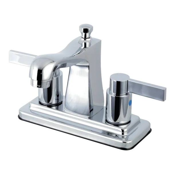 Kingston Brass FB4641NDL 4x22 Centerset Bathroom Faucet - Polished Chrome
