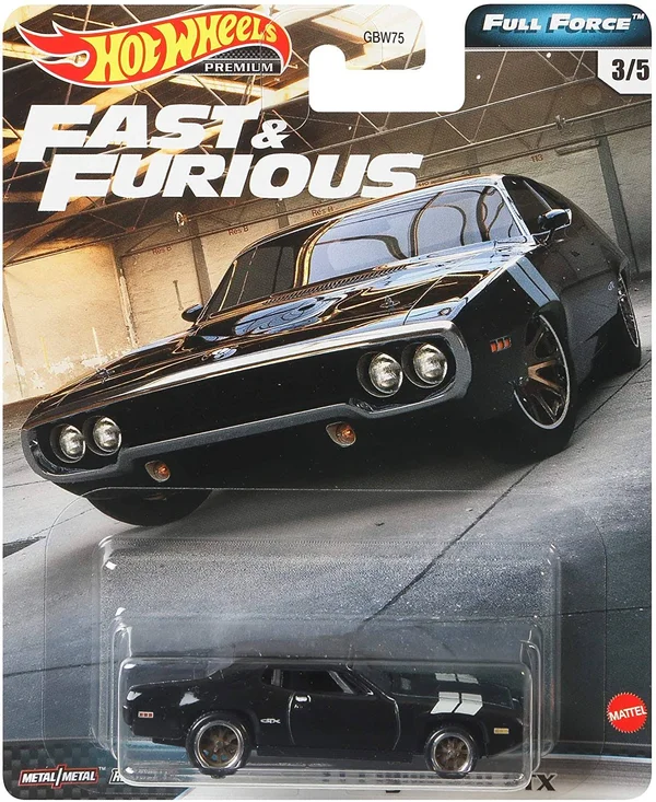 Hot Wheels Fast & Furious: Full Force Re-Release 5 Premium All-Metal Castings Real Riders Wheels in Original Packaging in On