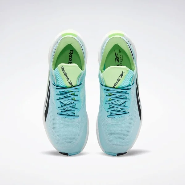 Reebok Floatride Energy Symmetros Women's Running Shoes Sneakers 9.5 Digital Glow - Chalk Blue, Neon Mint