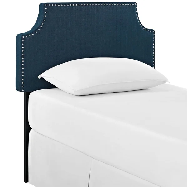 Modway Laura Twin Upholstered Fabric Headboard - Light Gray