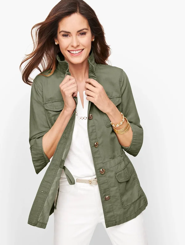 Classic Casual Jacket - Sagebrush - Xs Talbots