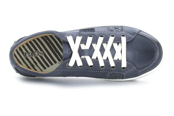 Women's Taos Freedom Leather Sneaker - Navy 6.5