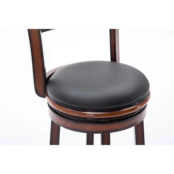 Boraam Industries Palmetto Swivel Bar Stool Fruitwood
