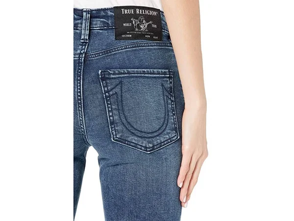 True Religion Women's Jennie Mid-Rise Jeans - Medium Wash - Size 26 (2-4)