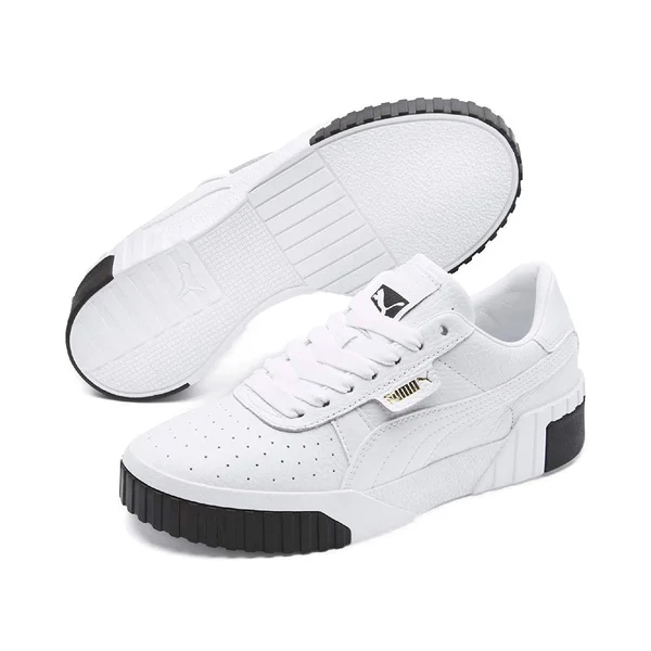 Puma Cali White/Rosewater Women's Shoes, White/Pink, Size: 8.5