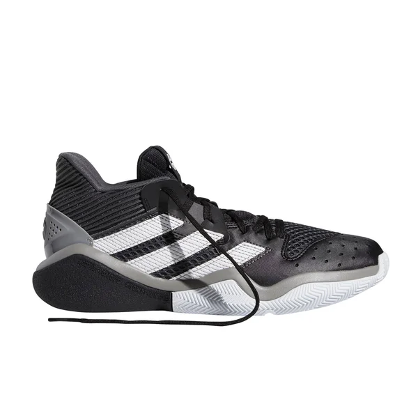 Adidas Harden Stepback Core Black/Grey Six/Ftwr White Men's Basketball Shoes, Size: 15