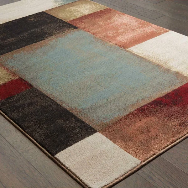 Home Decorators Collection Hayley Multi 10 ft x 12 ft. Plaid Area Rug