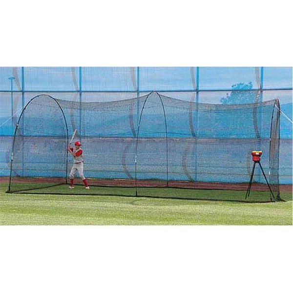 Heater Sports 20ft. Crusher Pitching Machine & PowerAlley Batting Cage Package