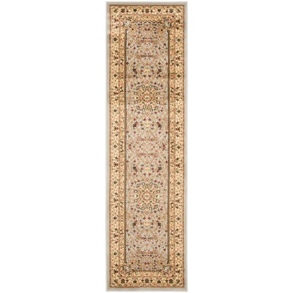 Safavieh 2&-3x22 x 8& Lyndhurst LNH213 Black, Ivory Rug
