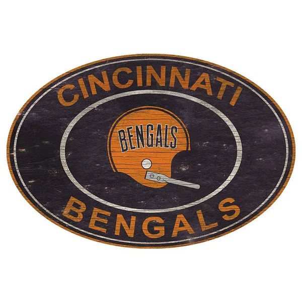 Fan Creations Cincinnati Bengals 46 -in Heritage Logo Oval, N0801-CIN