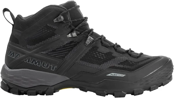 Mammut Ducan Mid GTX Hiking Boot - Men's Black/Dark Titanium - 13.5