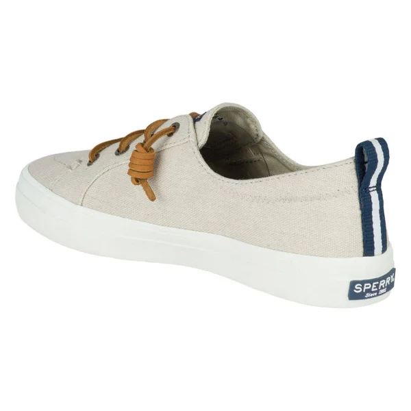 Women's Sperry Crest Vibe Linen Sneakers - Oat, Size 8 1/2