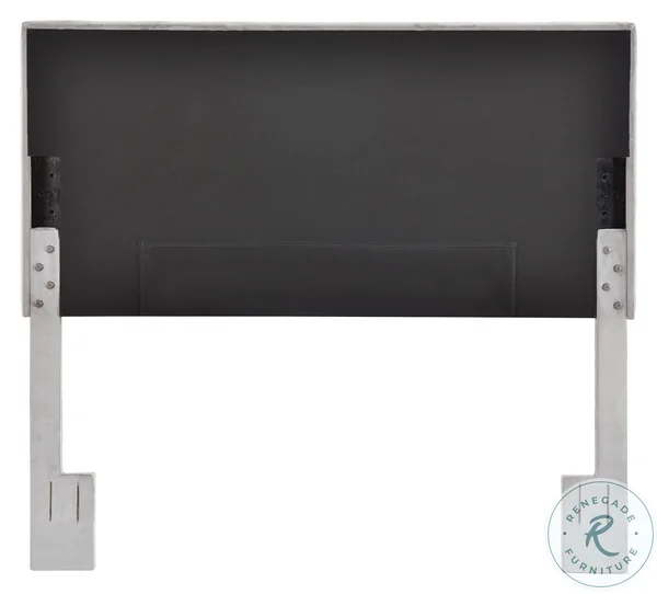 DS-D367-270 Light Gray King Cal. King Velvet Channel Headboard