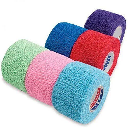 Andover CoFlex Safe Cohesive Bandages 2x22 36 Count Multi Color Pack
