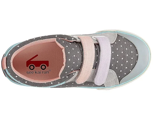 See Kai Run Girls Robyne Shoes 8 Gray Denim