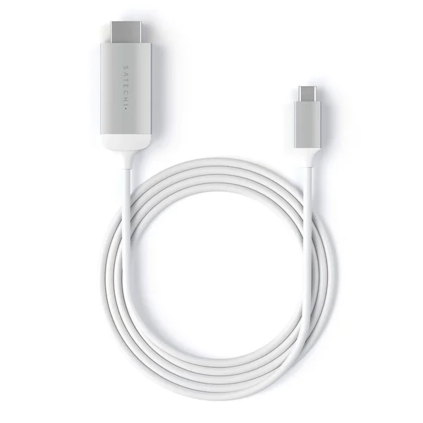 Satechi ST-CHDMIM - Video - audio cable 4K support - Space gray - 6 ft - Plug 24 pin USB-C to M 19 pin HDMI Type A