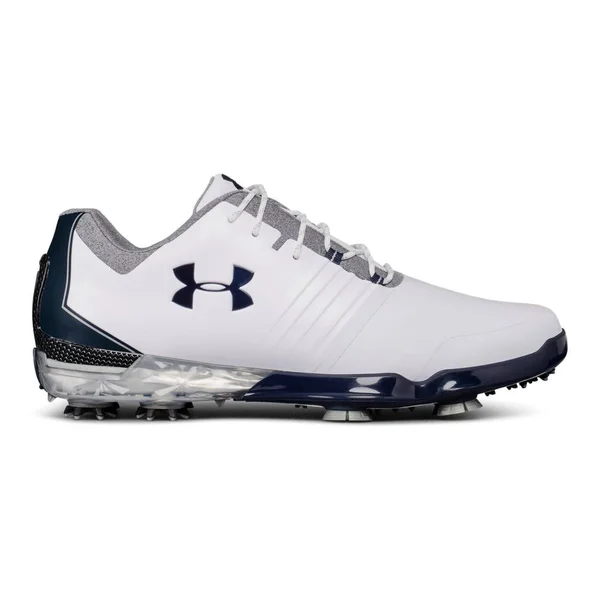 Under Armour Match Play Golf Shoes White/Steel - M, 10.5