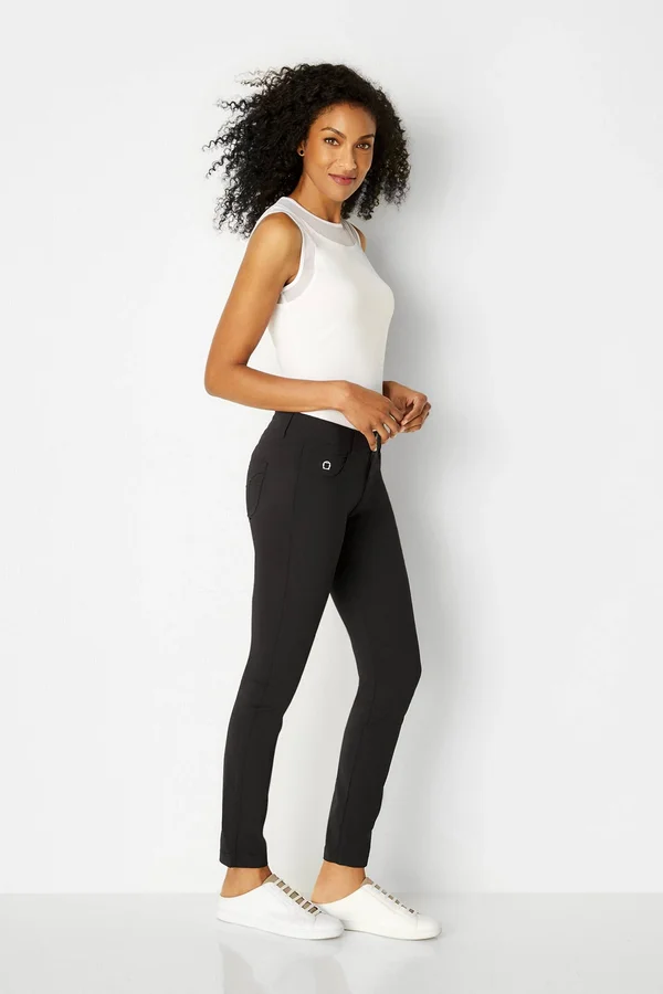 Luisa Skinny Jean Pant, Grey, M, Best Women's Travel Clothing