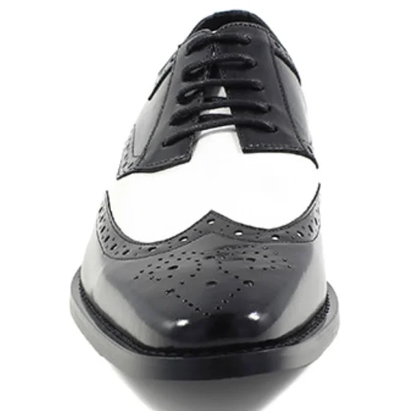 Stacy Adams Men's Tinsley Wingtip Oxford - Black & White