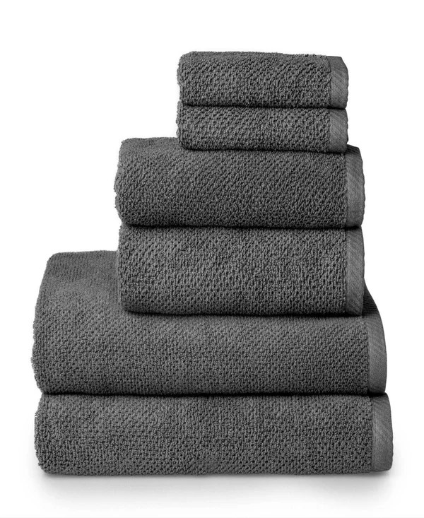 Welhome 6 Piece Franklin Towel Set - Green