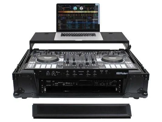 Odyssey FZGSDJ808W2BL Black Glide Case for DJ-808
