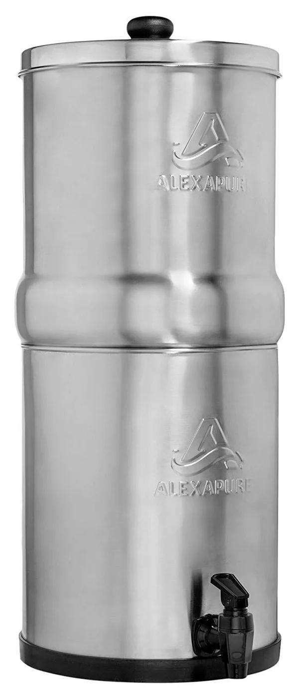 Alexapure Pro Stainless Steel Water Filtration System 5, 000 Gallon