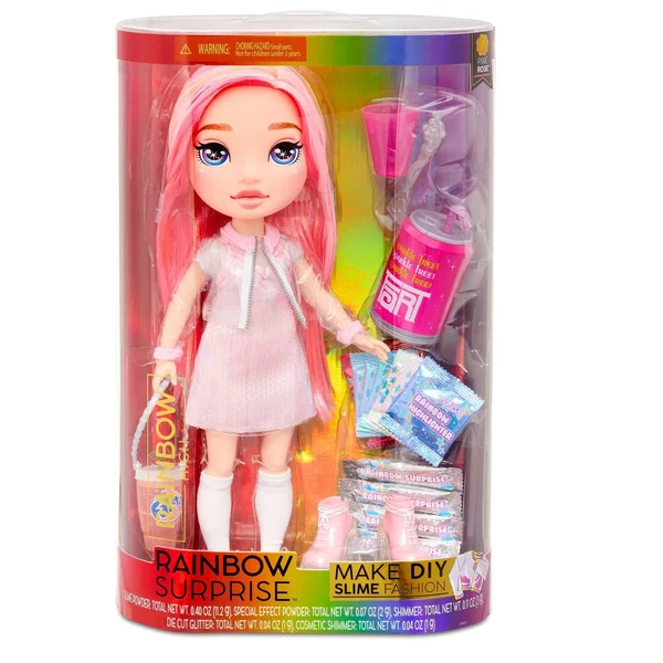 Surprise High 14-inch Doll – Pixie Rose Doll with DIY Slime Fashion, Complete