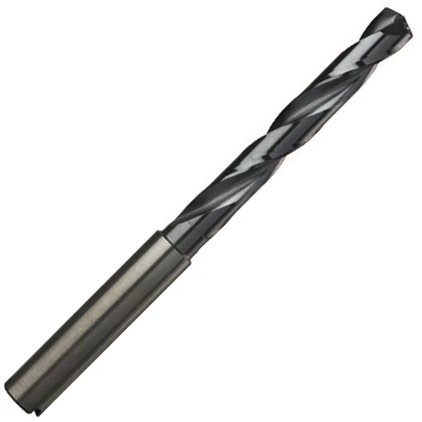 GUHRING 7.6mm 140° Solid Carbide Jobber Drill - nano-A Finish - Right Hand Cut, Spiral Flute, 91mm OAL, VA Point, Part #90851100