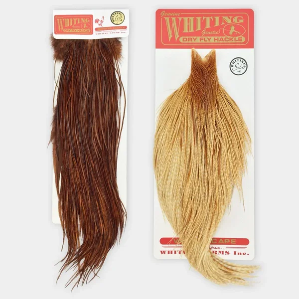 Whiting Bronze Grade Full Saddle - Color White Dyed Golden Brown