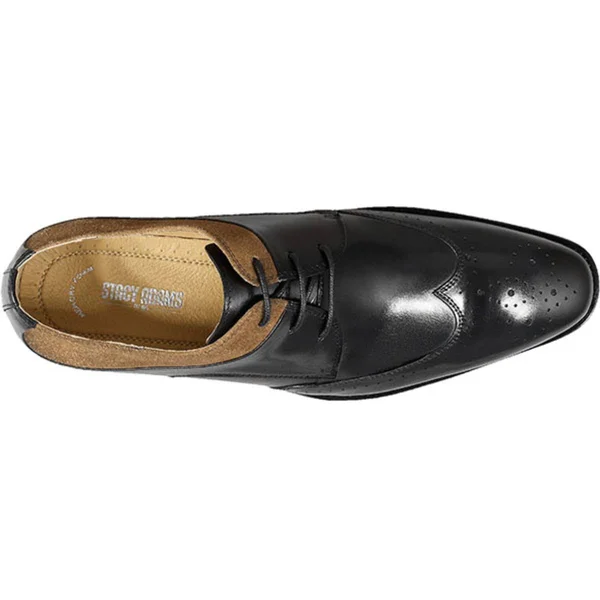 Men's Stacy Adams Hewlett Wingtip Oxford - Size: 9.5, Black
