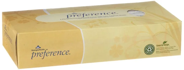 Georgia-Pacific Preference 48100 White 2-Ply Facial Tissue, Flat Box, 8.85x22 Length x 7.65x22 Width (Case of 30 Boxes, 100 Shee