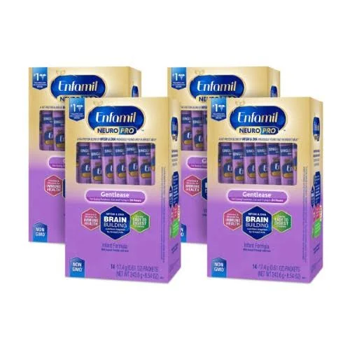 Enfamil Gentlease NeuroPro Baby Formula Powder - 4 pack - 34.16 oz box