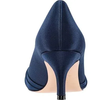 Women's Nina Chezare Open-Toe Pump, Size: 5, Blue