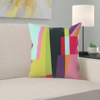 Geometric Throw Pillow East Urban Home Size: 14x22 H x 14x22 W x 1.5x22 D