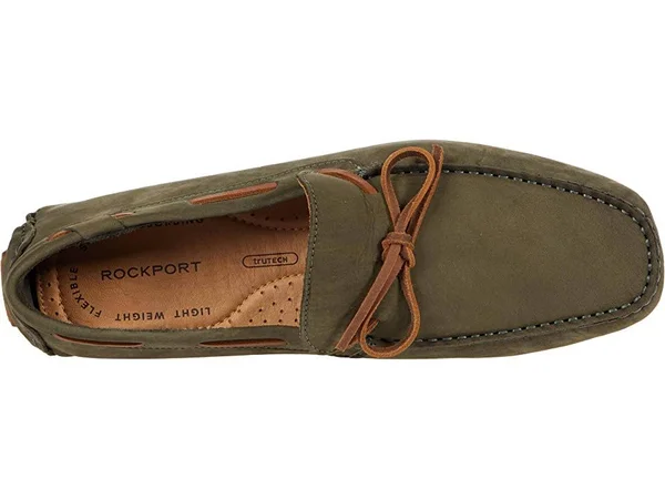 Rockport Mens Rhyder Tie Loafer Shoes - Size 10.5 W - Green