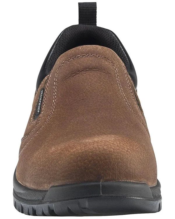 Avenger Waterproof Slip-On Composite Toe 9 Men's Brown