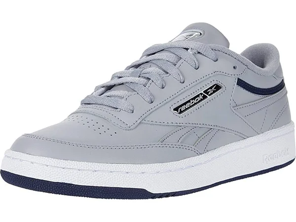 Reebok Unisex Club C Revenge Men's Shoes in Cool Shadow/Collegiate Navy/White Size M 12.5, W 14 - Court Shoes