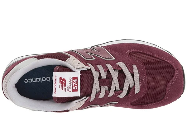 New Balance Women's 574 Core - Red/White (Size 5)