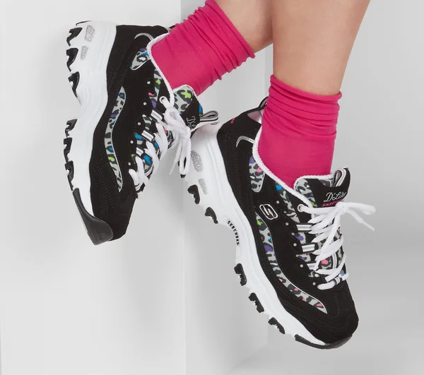 Skechers Sport D&Lites-Safari Landscape 9 Women's Black