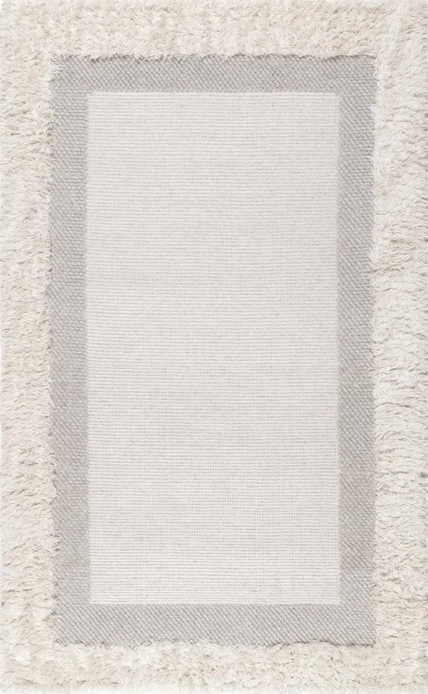 nuLOOM Taneka Shaggy Beige 4& x 6& Area Rug
