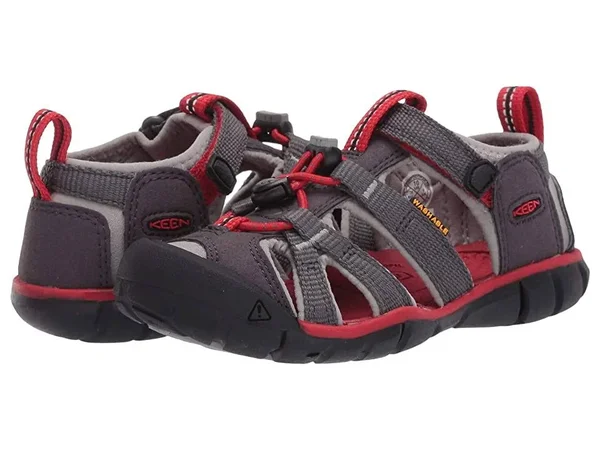 Keen Kids& Seacamp II CNX Sandal - 12 - Magnet, Drizzle