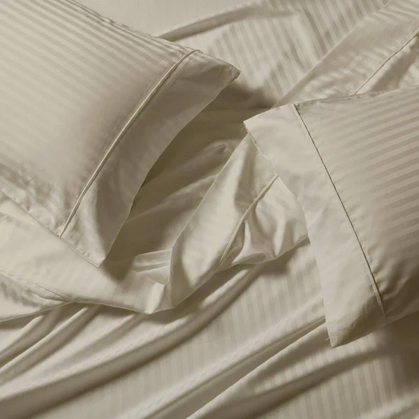 Royal Tradition 650 TC Bed Sheets Striped Damask King - Linen