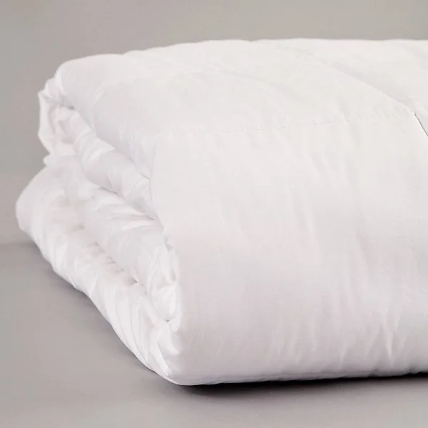 Smart Silk Comforter; King/California King, White