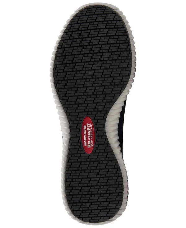 Skechers Men's Work Relaxed Fit Cessnock Slip Resistant Shoe, Charcoal