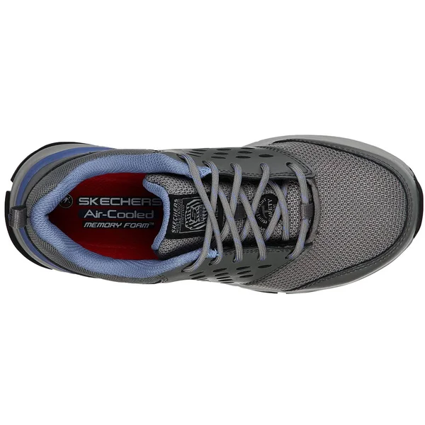 Skechers Women's Work: Soven Alloy Toe Sneakers, Black/Purple, 6.5