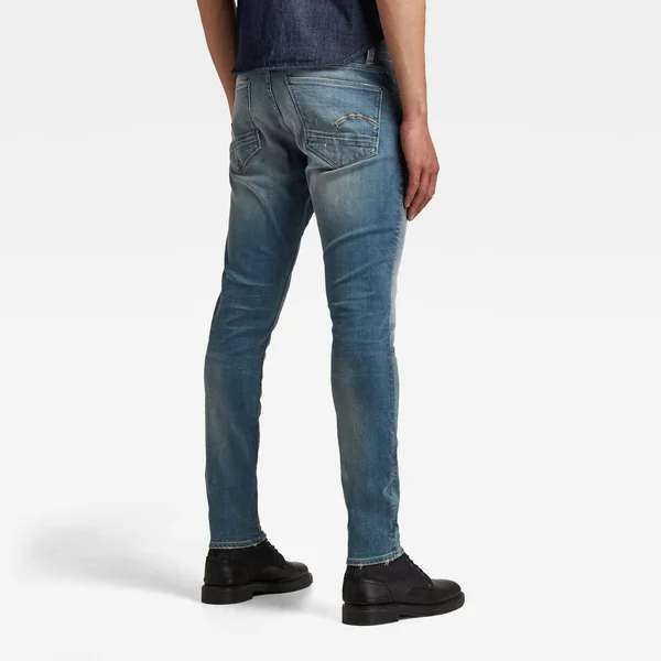 G-Star Raw Men Revend Skinny Jeans Medium Blue Size 28-30