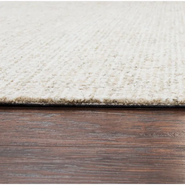 London Green 8& Round Hand-Tufted Rug- LD1002