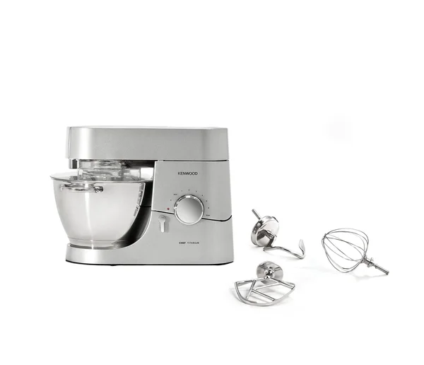 Kenwood KMC011 5 Quart Chef Titanium Kitchen Machine, Stainless Steel