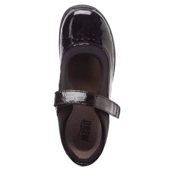 Drew Rose - Women's Mary Jane - Black Croc 8.5 W